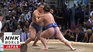 Bout of the Day Day 5 of the November 2024 GRAND SUMO Tournament  NHK WORLDJAPAN [upl. by Mart]