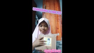 UNBOXING SLIME KITCARA MEMBUAT SLIME ORIGINALCARA MEMBUAT SLIME TOFUSIMAK DIVIDEO SELANJUTNYA YAA [upl. by Eiba]