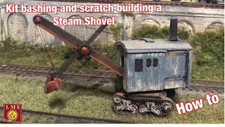 Building a Model Railway  kit bashing  Steam Shovel [upl. by Danas]