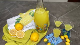 Limoncello fatto in casa ricetta facile di Sorrento [upl. by Stickney]