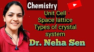 Unit Cell space lattice Crystal system in Solid state [upl. by Rakso]