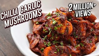 Chilli Garlic Mushroom Recipe  Quick amp Easy Garlic Mushroom  Veg Party StarterAppetizer  Bhumika [upl. by Ahael579]