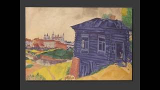 Marc Chagall La maison bleue 1920 [upl. by Yennor]