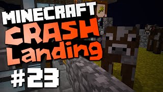 Minecraft Crash Landing 23 quotAuto Soul Sand amp Cow Breedingquot [upl. by Susanetta]