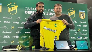 👤 Francisco Meneghini  Presentación oficial del nuevo entrenador de Defensa y Justicia 🦅 [upl. by Griffie]