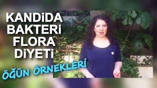 Candida Bakteriler Flora Diyeti  Ne Yenir Ne Yenmez Öğün Örneği [upl. by Alviani291]