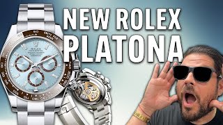 NEW 2023 ROLEX DAYTONA PLATINUM REVIEW  quotI FING KNEW ITquot [upl. by Akemor822]