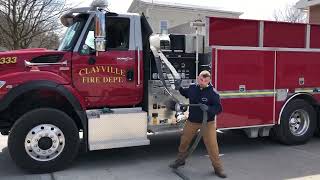 Clayville FD MattyDale Hose Deployment [upl. by Annaehr]