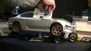 Vaterra V100C Drift Wheels Speedline 22s Rays TE37  RC Car Club [upl. by Adliwa]