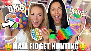 NO BUDGET FIDGET SHOPPING AT THE MALL  HUGE ANNOUNCEMENT 😱 [upl. by Osnofla]