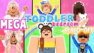 MEGA Toddler Bedroom BuildOff CHALLENGE Panda Vs 5 FANS [upl. by Harmaning]