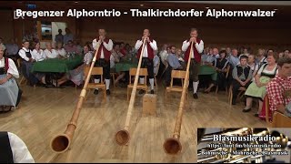 Bregenzer Alphorntrio  Thalkirchdorfer Alphornwalzer Offizielles Video [upl. by Odlaumor]