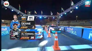 CRAZIEST DRIFT BATTLE OF 2024  JAMES DEANE VS NASEER AL HARBALI  OIDC CAR ON FIRE [upl. by Zenia]