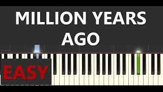 Million Years Ago EASY Piano Tutorial Adele  Piano Tutorial by SPW [upl. by Inaleon]