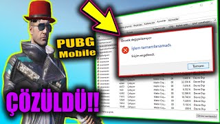 AndroidEmulatorexe GÖREV YÖNETİCİSİ ERİŞİM ENGELLENDİ HATASI ÇÖZÜMÜ GAMELOOP  PUBG Mobile [upl. by Frolick865]