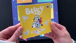 5 Bluey amp Colouring Fun Bluey Advent Book Bundle  Read Aloud Books For Children and Toddler [upl. by Eladroc]