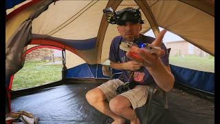 Flying a Drone Inside a Tent [upl. by Yerhcaz]