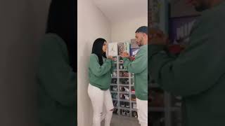 pinning my wife against the wall to see her reaction 😂😂❤️ short [upl. by Nibur]