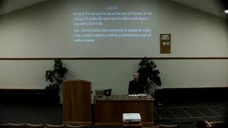 Bible class 22 October  Ben Brinkerhoff  Conscience 2 [upl. by Fiester]