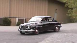 Beautiful sound of a Saab 96 2 Stroke [upl. by Gievlos446]