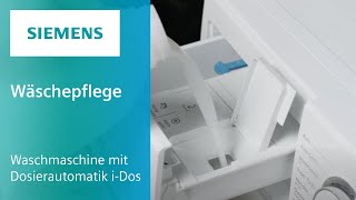 Siemens Waschmaschinen mit Dosierautomatik iDos [upl. by Lutim]