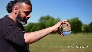 HOW TO MAKE A BALL FLOAT  lesson 1 contact juggling [upl. by Sorcim]