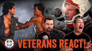 Vets React to fight scenes ft Tim Kennedy amp Mat Best [upl. by Publias]