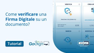 Come verificare una Firma Digitale su un documento [upl. by Lemuela]