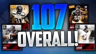 107 OVERALL GAMEPLAY New Highest Madden Mobile Overall [upl. by Riane533]