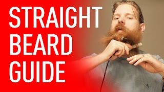 How To Straighten Your Beard  Eric Bandholz [upl. by Brendon]