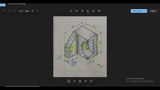 Orthographic Projection in Engineering Drawing [upl. by Ymorej]