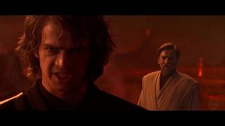 Star Wars Episode 3  Anakin vs ObiWan  HD German 13 [upl. by Nyltyak]