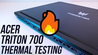 Acer Triton 700 Thermal Testing Undervolting and Overclocking [upl. by Jessica502]