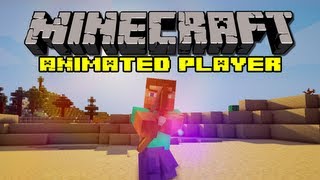 Minecraft Animated Player Mod  Realistic Player Animation [upl. by Jacobsohn]