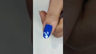 Easy nail design 😅youtubeshorts nailart viralvideo [upl. by Aidan]