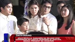 News5E  JODI SA OATH TAKING NI JOLO [upl. by Ardnossac]