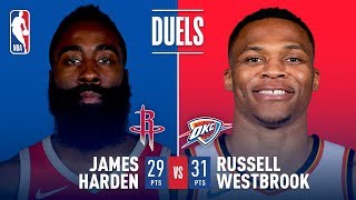 Westbrook amp Harden Duel It Out On Christmas In Oklahoma City [upl. by Almeeta971]