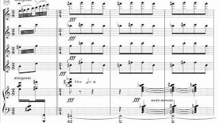 Hamelin plays Ornstein  Piano Quintet 1st mvt Audio  Sheet music [upl. by Palila]