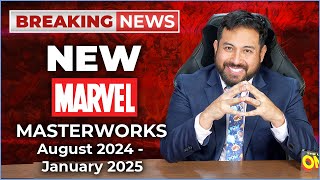 BREAKING NEWS New Marvel Masterworks August 2024  January 2025 [upl. by Nallid412]