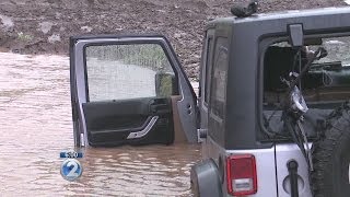 DLNR investigates stranded Jeep at Kaena Point [upl. by Treblih808]