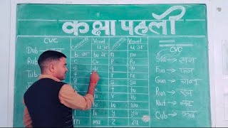 Cv words Consonants vowel u with phonic sound in hindi  Parihar Sir  letters pronunciation Vowel [upl. by Breskin]