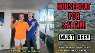 HOUSEBOAT FOR SALE [upl. by Odrareg675]