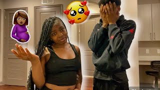 IM PREGNANT PRANK ON BF HE GOT EMOTIONAL [upl. by Poul55]