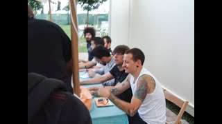 Linkin Park Meetampgreet  Concert Heineken Jamming Festival 2008 Mestre Italy  only pictures [upl. by Barbra]