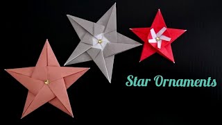 Origami 5Point Star for Christmas 折纸五角星2 [upl. by Norda]