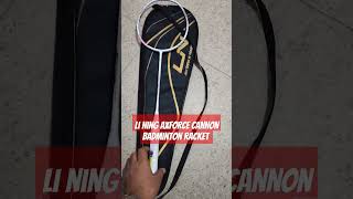 Li ning exforce cannon badminton racket 4u racket shorts [upl. by Hsaka]