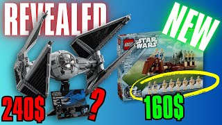 LEGO Star Wars New UCS TIEINTERCEPTOR and Droid Carrier Officially REVEALED [upl. by Mcnully]