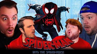 SpiderMan Into The SpiderVerse Group Movie Reaction [upl. by Nommad]