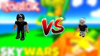 Hah Aka 827137 VS ThinDracoNg22 uses hitbox and loses  Roblox Skywars [upl. by Gottfried687]