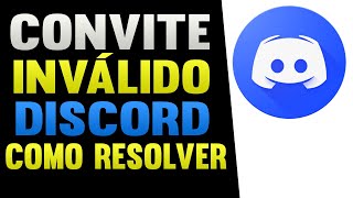 Convite Invalido Discord Como Resolver [upl. by Aketal]